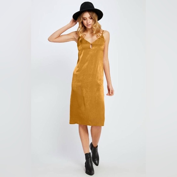 Gentle Fawn Jenica Satin Slip Dress NWT - Picture 1 of 8